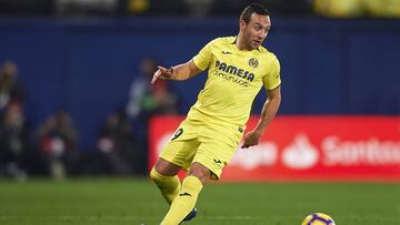 Santi Cazorla of Villarreal CF during the match between Villarreal CF vs Real Madrid of LaLiga, date 17, 2018-2019 season. La Ceramica Stadium. Villarreal, Spain - 03 JAN 2018.
