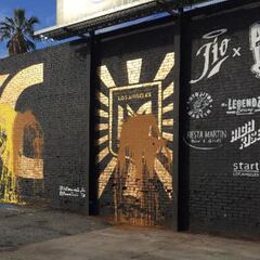 Mural de Vela duró un día, fanático del Galaxy lo dañó