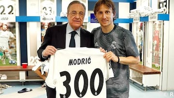 Modric, 300 partidos con el Madrid: "Ojalá cumpla 100 más"