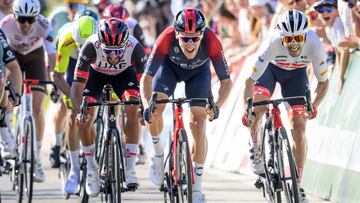 Fernando Gaviria, tercero en Etapa 2 del Tour de Romandía