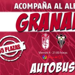 La afición del Albacete se desplazará en masa a Granada