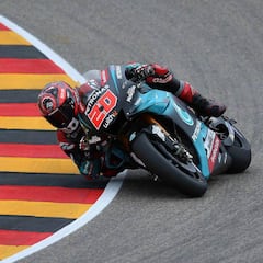 Quartararo planta cara a Marc en su jardín de Sachsenring