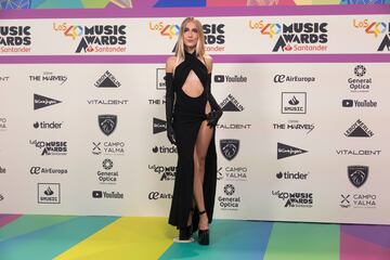 La compositora Paula Koops a su llegada a la alfombra roja.