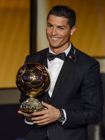 Todos los Balones de Oro de Cristiano Ronaldo