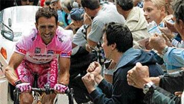 <b>EL MEJOR ESCALADOR.</B> Gilberto Simoni ha ganado ya dos de las tres llegadas en alto de este Giro de Italia.
