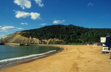 La Playa de Gorliz, situada en la costa de Vizacaya, es un rincón privilegiado del litoral vasco. Con sus 842 metros de arena dorada y una bahía en forma de concha que la protege del oleaje, es ideal para familias y amantes del mar. Su entorno combina naturaleza y comodidad: cuenta con paseo marítimo, zonas verdes, juegos infantiles y todos los servicios necesarios para pasar un día perfecto.

Además, su cercanía al centro urbano de Gorliz permite disfrutar de bares, comercios y actividades acuáticas como surf, vela o piragüismo. Una playa que lo tiene todo: belleza, seguridad y ambiente relajado.