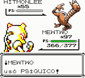 pokemon rojo azul amarillo primera generacion mewtwo mew