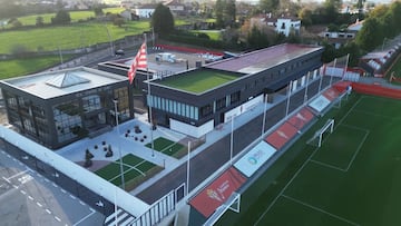 24-06-25. IMAGEN ACTUAL DE LAS INSTALACIONES DE MAREO, SEDE DEL SPORTING DE GIJÓN.