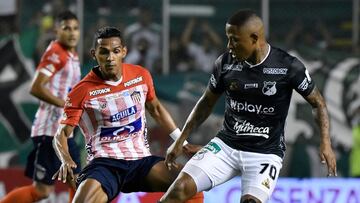 Partido de Liga BetPlay entre Deportivo Cali y Junior