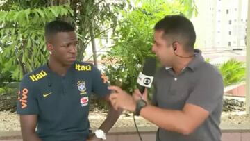 Vinicius: "Me he adaptado muy rápido al Real Madrid"