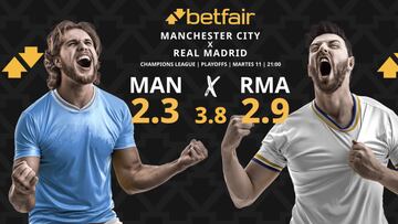 Manchester City vs. Real Madrid: horario, dónde ver, pronósticos y cuadro