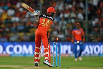 Virat Kohli quacks his way back the dug out.