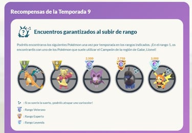 Pokémon GO: temporada 9 de la Liga Combates GO; fechas, recompensas y novedades