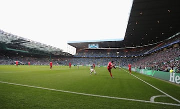 Los 25 estadios europeos con más porcentaje de asistencia