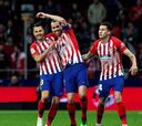 Los goles del agónico triunfo del Atlético ante el Girona