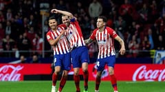 Los goles del agónico triunfo del Atlético ante el Girona