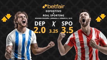 Deportivo de La Coruña vs. Real Sporting de Gijón: horario, dónde ver, pronósticos y clasificación
