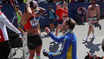 The Boston Marathon follows a mostly downhill route and will finish in Copley Square. We look at the whole route and detours.