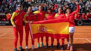 Selección española de tenis femenino.