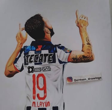 "Dibujando la Pasión', los Rayados hechos obra de arte