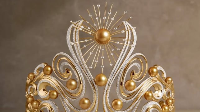 Revelan la nueva corona para Miss Universo 2024 con raras perlas doradas