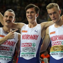 Los tres hermanos Ingebrigtsen, campeones nacionales