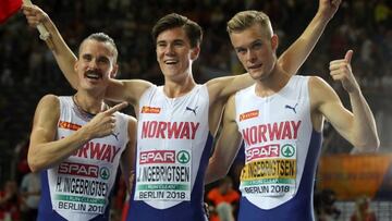 Los tres hermanos Ingebrigtsen, campeones nacionales