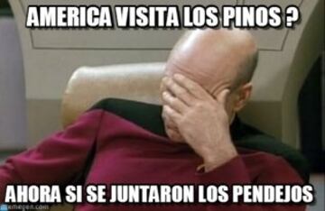 Los memes de la visita del América con Peña Nieto