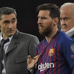 La continuidad de Valverde depende de la defensa de Messi