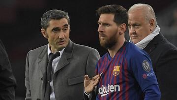 Valverde y Messi.
