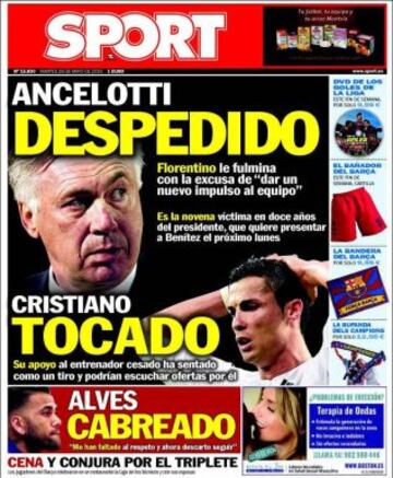 Portadas de la prensa deportiva