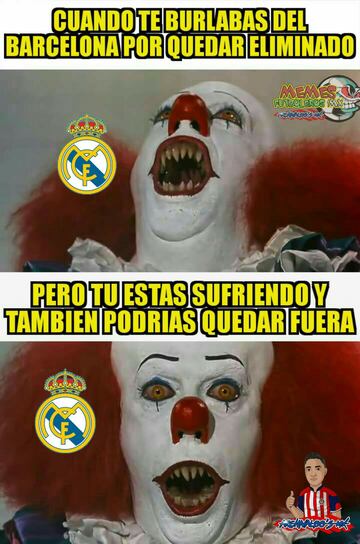 Los memes sufrieron pero celebran el pase del Real Madrid