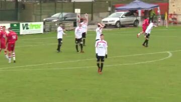 ¡Increíble gol maradoniano en el fútbol amateur de Bélgica!