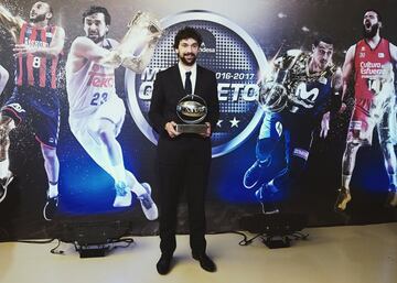 La ACB eligió al madridista como incuestionable MVP de toda la temporada al sumar el máximo de puntos en la votación entre jugadores, entrenadores, aficionados y medios de comunicación: 100 sobre 100. 