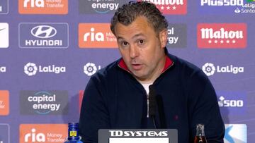 Rueda de prensa de Sergio