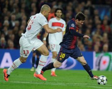 Messi fue determinante en la segunda parte del partido.