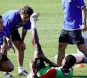Kalu Uche se lesiona en el entrenamiento y es duda para el partido ante el Hércules