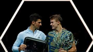 Djokovic: “Rune y Alcaraz son muy completos, impresionantes”