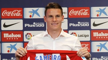 Kevin Gameiro en su presentación.
