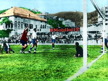 La Selección Española ganó 3-0 a Brasil en el Mundial de Italia 1934 tras una exhibición de juego y eliminó a la canarinha del torneo.
Se trataba de la primera vez que los españoles ganaban a los brasileños.