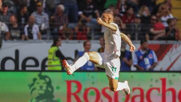 De &uacute;ltimo minuto, Eintracht Frankfurt pierde contra Werder Bremen 