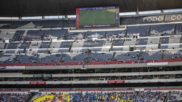 Falló la iniciativa de ir vestido de negro al Estadio Azteca