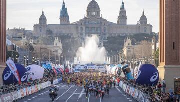 La marat車n de Barcelona se aplaza por el coronavirus