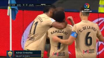 El gol que cambió todo por el descenso: impresionante la templanza de Embarba