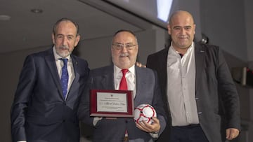 02/12/19
 FFM GALA DEL FUTBOL DE MADRID 
 PACO DIEZ - ALFREDO RELA&bdquo;O - JAVIER G MATALLANAS