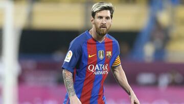 Messi, jugador del Barcelona.