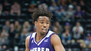 SALT LAKE CITY, UT - DECEMBER 08: Weber State Wildcats guard Jerrick Harding (10) during a game between the Weber State Wildcats and the Utah State Aggies on December 08, 2018, at Vivint Smart Smart Home Arena in Salt Lake City, Utah.(Photo by Boyd Ivey/Icon Sportswire via Getty Images)