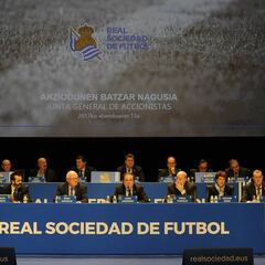 Aperribay: "Es un día especial como presidente de la Real"