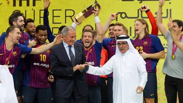 Aplazada la Super Globe que el Barça disputaría en octubre