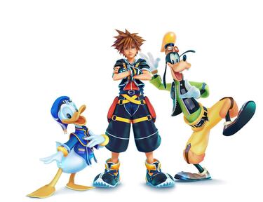 Kingdom Hearts 3, arte con sus protagonistas